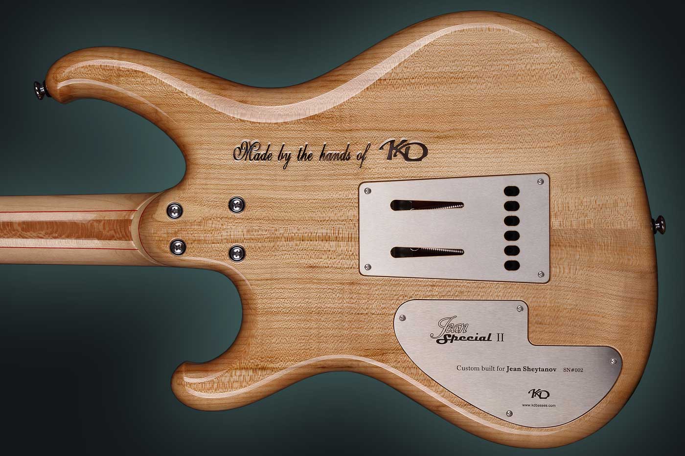exotic wood electric guitar