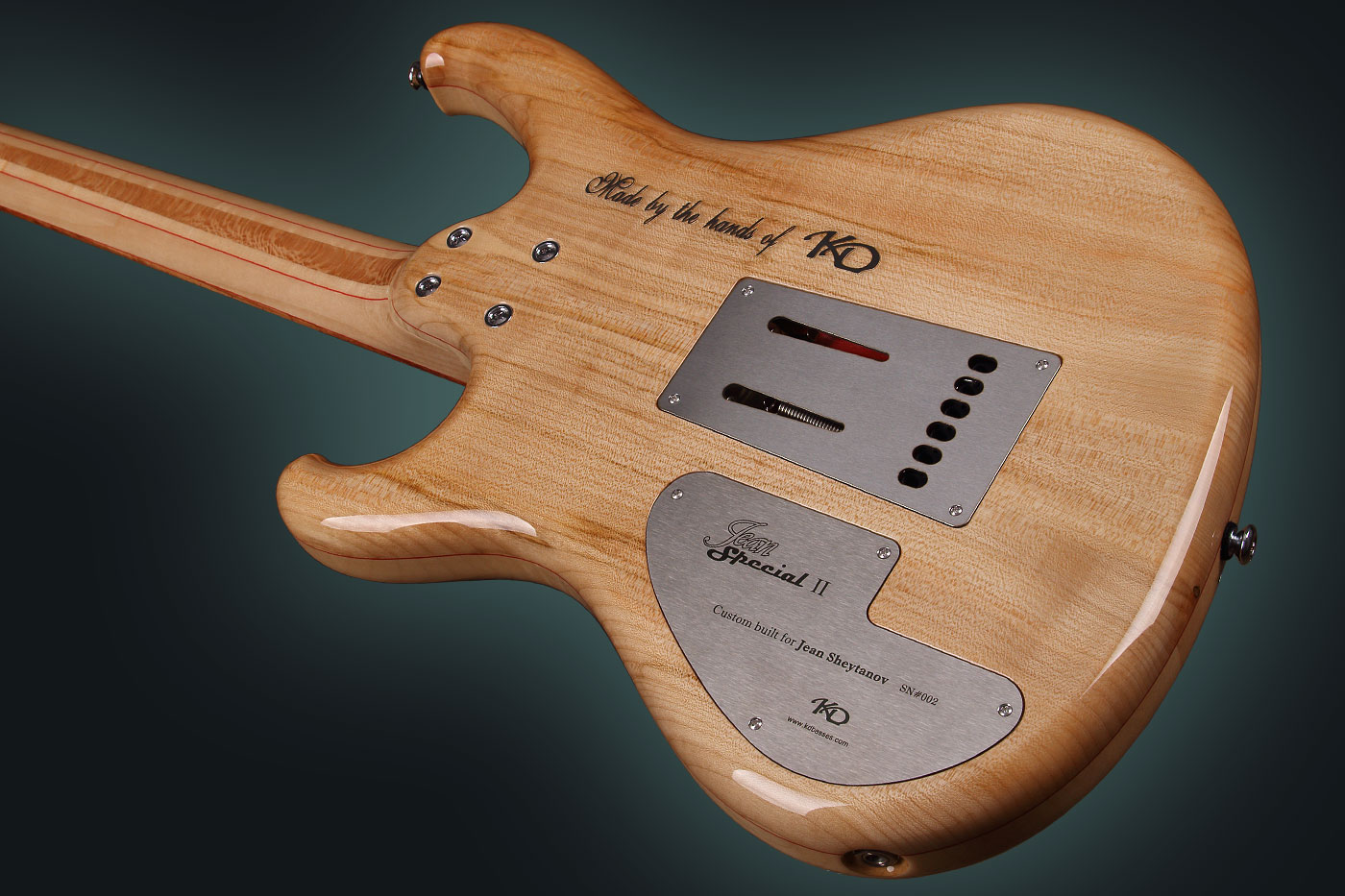 exotic wood electric guitar