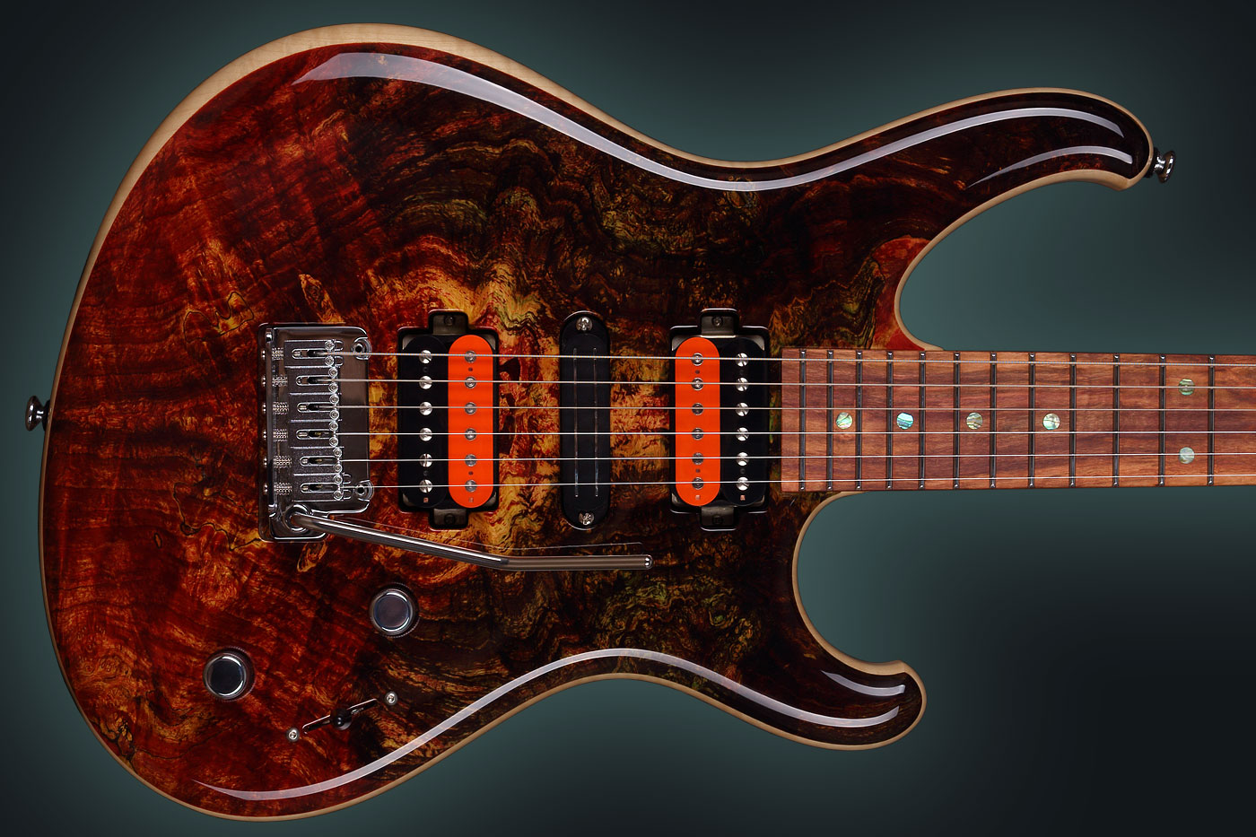exotic wood electric guitar