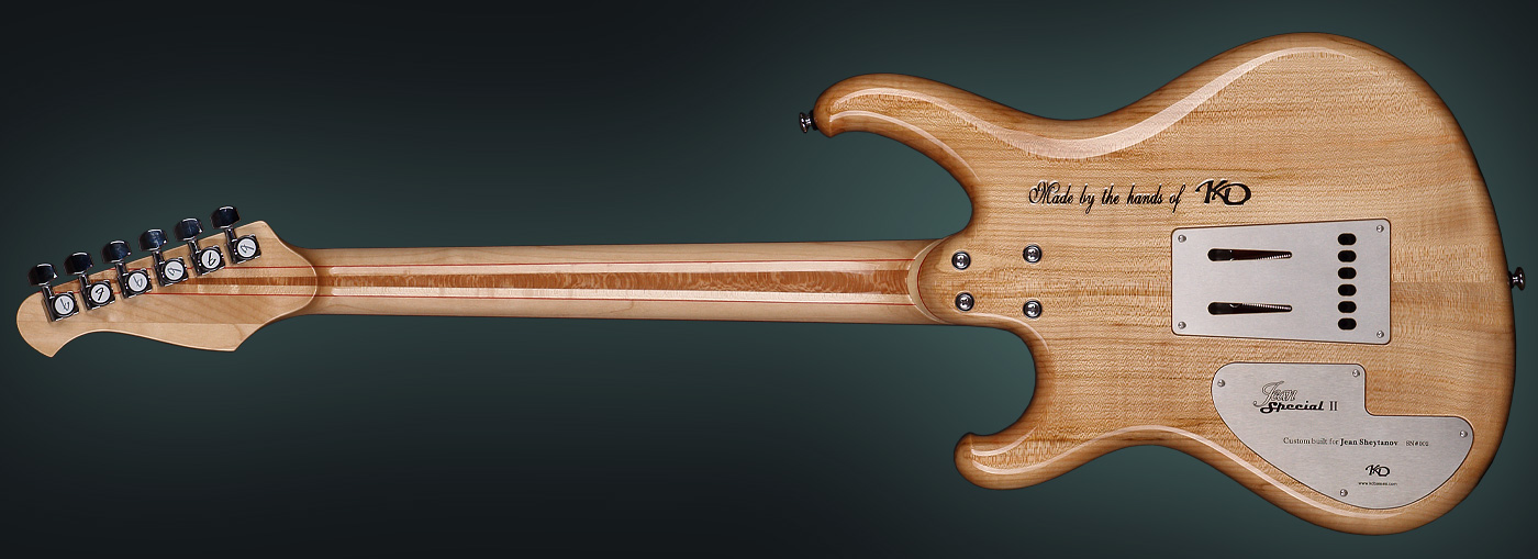 exotic wood electric guitar