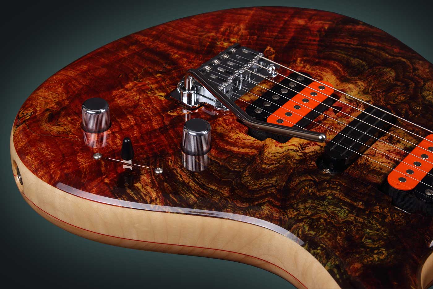 exotic wood electric guitar