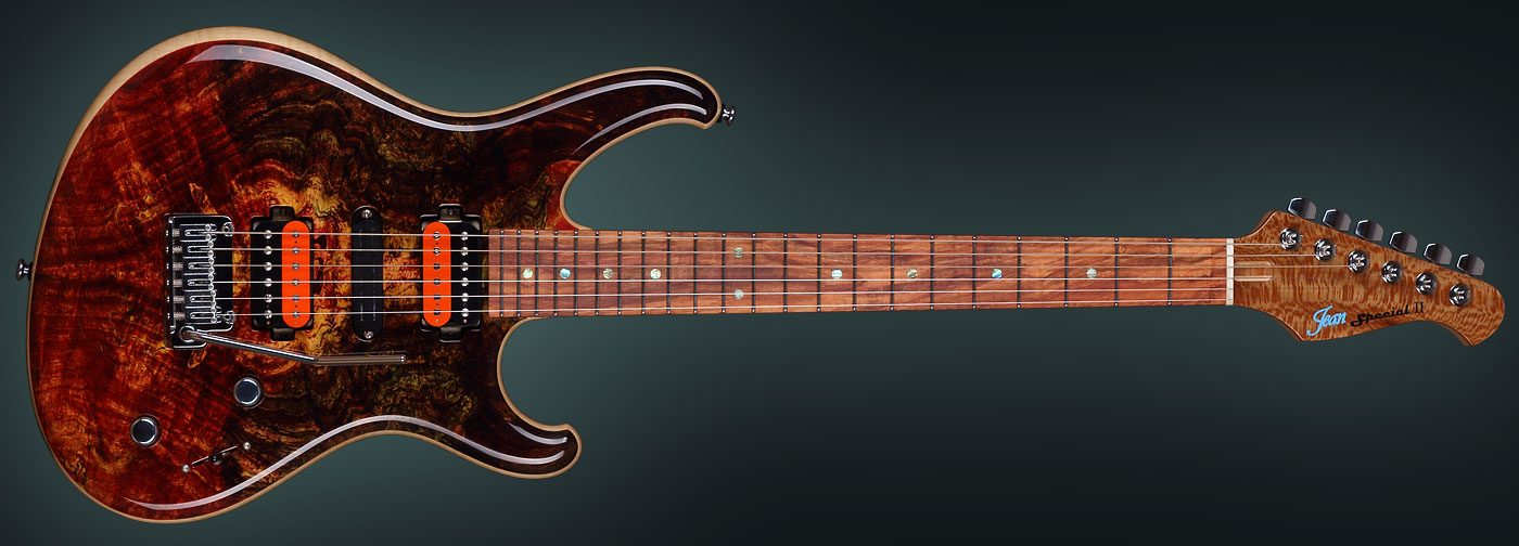 exotic wood electric guitar