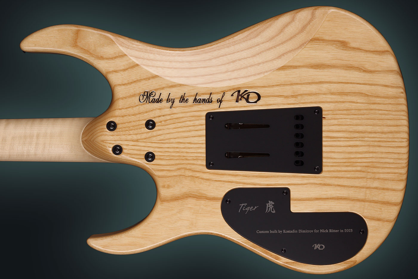 The “Tiger” superstrat guitar
