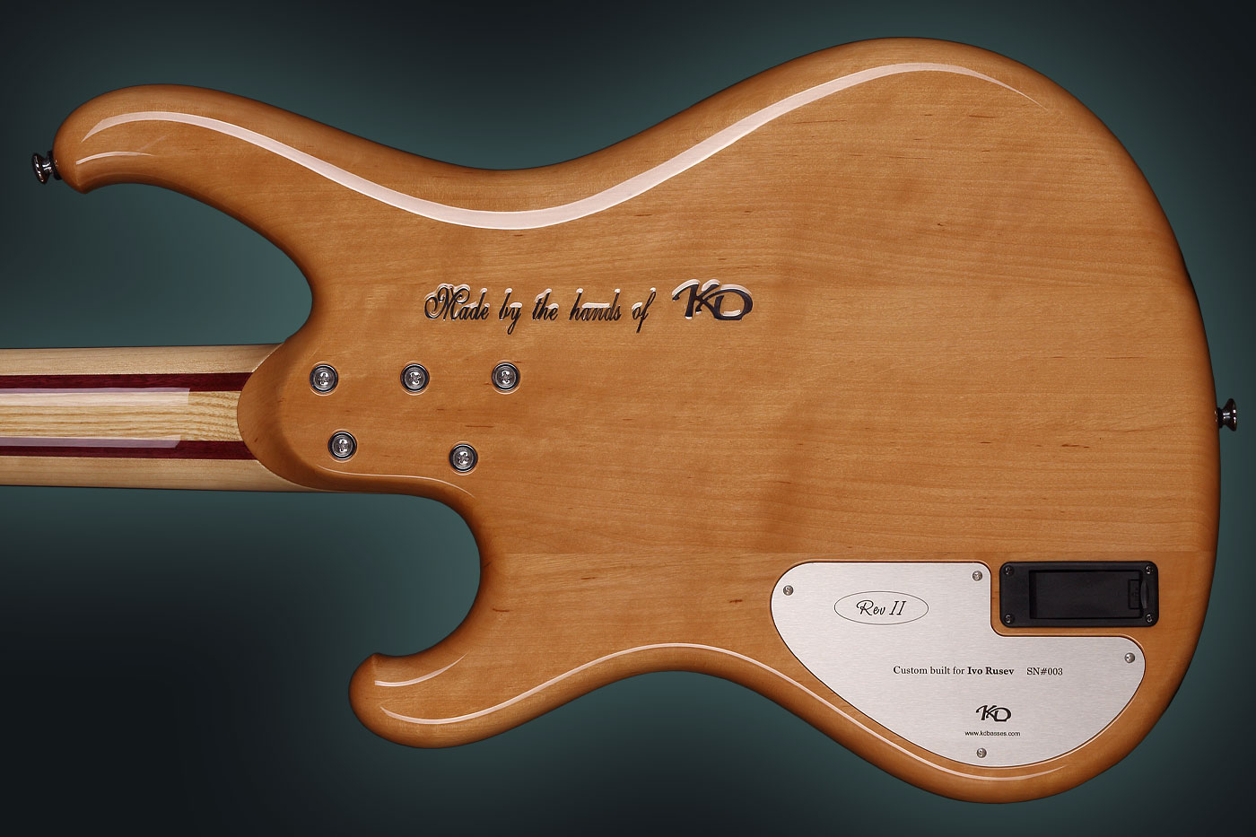 Fanned Fret Bass "REV II"Multiscale