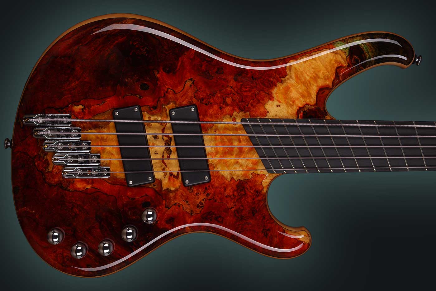 Fanned Fret Bass "REV II"Multiscale