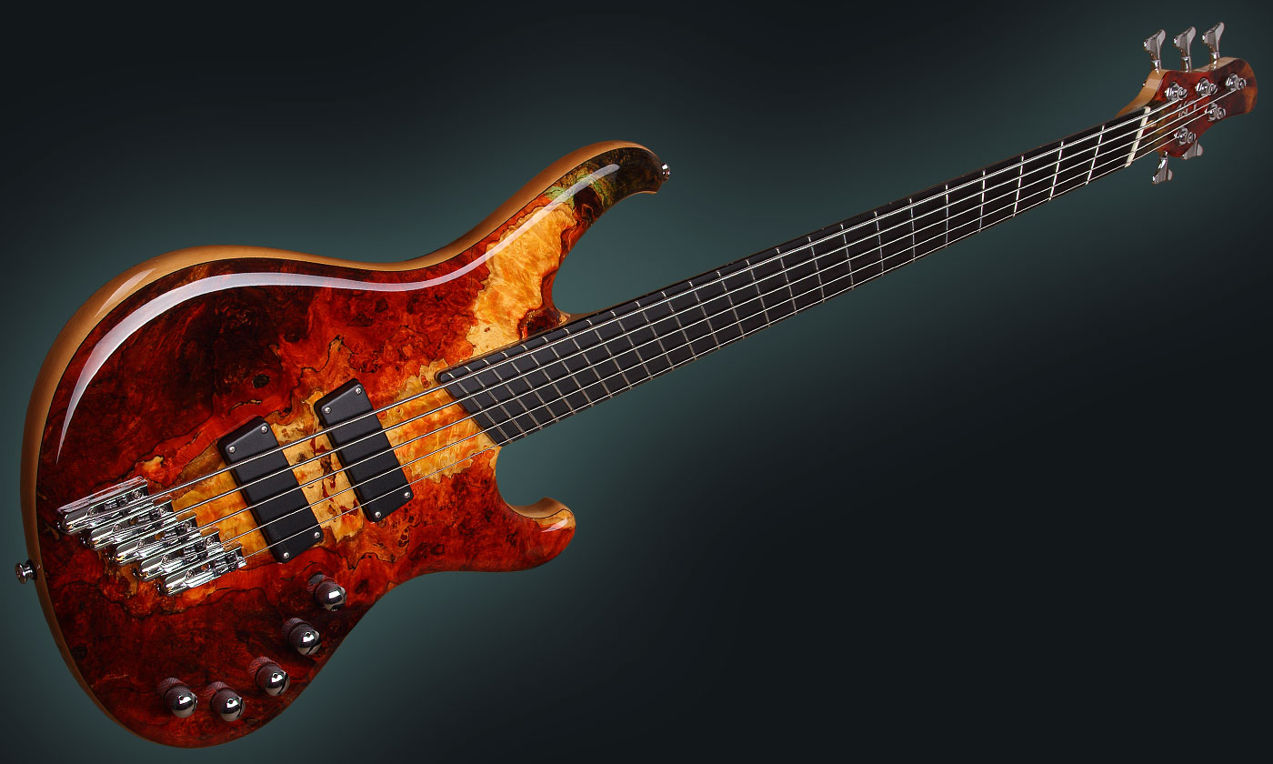 Fanned Fret Bass "REV II"Multiscale